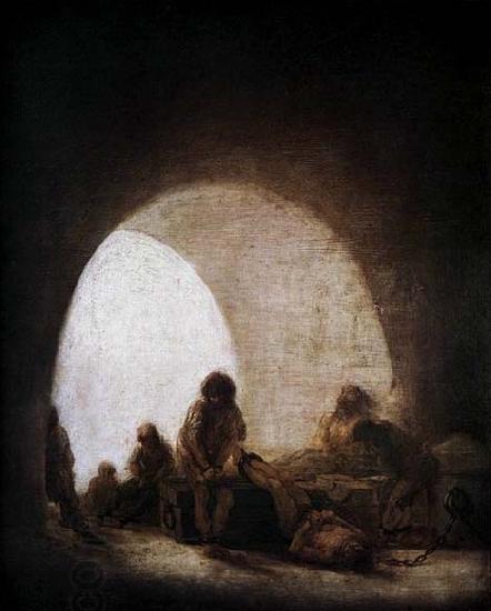 Francisco de goya y Lucientes A Prison Scene China oil painting art